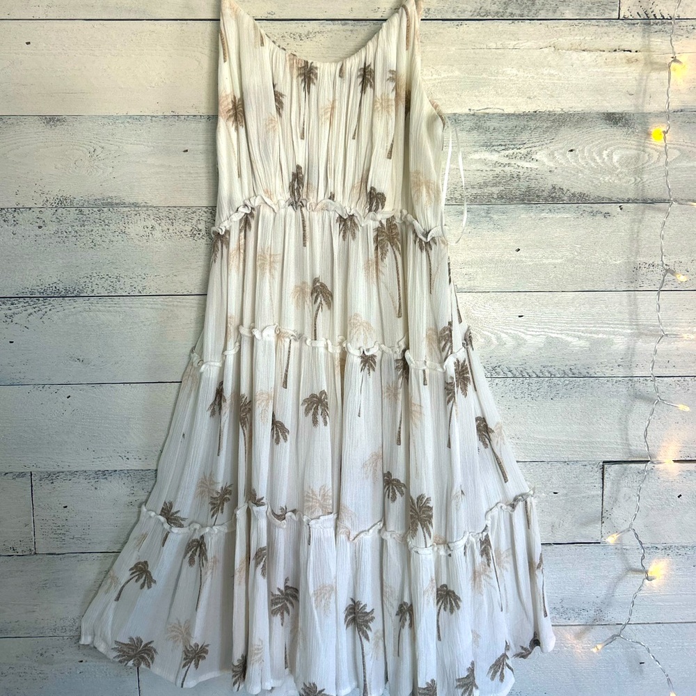 Palm tree sun dress